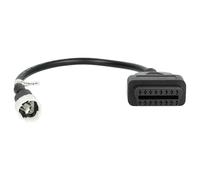 vhbw adattatore 3 pin a OBD2 16 pin compatibile con Yamaha YS-125, XMAX 400, XMAX 300, XMAX 125, NMAX 125, MT-125, Delight 125 moto - 0,4 m