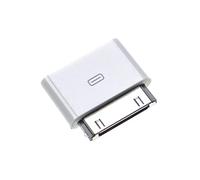 vhbw Adattatore Compatibile con Apple iPod Touch, Photo, Video Music Player Cellulare Smartphone - Adattatore Micro USB a connettore 30 Pin, Bianco