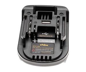 vhbw adattatore compatibile con Black & Decker utensile/batteria - Per batterie 20 V Li-Ion su batterie 18 V compatibili con Makita dispositivi