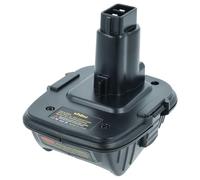 vhbw adattatore compatibile con Dewalt DCB204, DCB200, DCB201, DCB201-2, DCB203, DCB180, DCB181, DCB181-XJ, DCB205 batterie 20 V Li-Ion