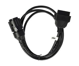 vhbw Adattatore OBD2 10 Pin su OBD2 16Pin Compatibile con Husqvarna Nuda 900, Nuda 900R, TR650 Strada, TR650 Terra Moto - 150 cm