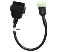 vhbw Adattatore OBD2 6 Pin su OBD2 16Pin Compatibile con KTM 1190 RC8, 1290 Super Adventure, 1290 Super Duke R ab Bj. 2018, 390 Duke Moto - 20 cm