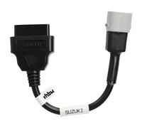 vhbw Adattatore OBD2 6 Pin su OBD2 16Pin Compatibile con Suzuki GSR 600 (2006-2011), GSX-R 125 (2017-2019), GSX-R 600 (2004-2017) Moto - 10 cm