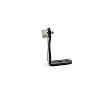vhbw adattatore universale a L per treppiede per cannocchiale con attacco da 1/4" - Adattatore per stativo per binocolo, nero/argentato