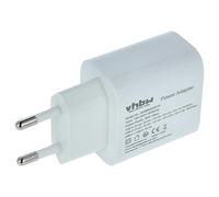 vhbw Adattatore USB Universale USB C + USB-A per Smartphone, Tablets u.a. - Caricatore (5V-3A/9V-2,22A/12V-2,5A/15V-2A/20V-1,5A)