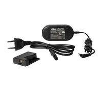 vhbw alimentatore compatibile con Canon EOS 1300D camera + accoppiatore DC (sostituisce DR-E10) 2m