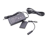 vhbw alimentatore compatibile con Nikon Coolpix P100, P3, 7900, P500, P4 fotocamera digitale + accoppiatore DC (sostituisce Nikon EP-62A) 2m