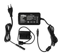 vhbw alimentatore compatibile con Nikon D7000, D7100, D610, D500, D600, 1 V1 fotocamera digitale + accoppiatore DC (sostituisce Nikon EP-5B) 2m