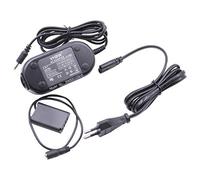 vhbw alimentatore compatibile con Sony Camcorder HDR-PJ240, HDR-MV1 fotocamera digitale + accoppiatore DC (sostituisce Sony AC-LS5DK) 2m