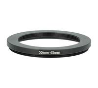 vhbw anello adattatore step-down 55 mm a 43 mm compatibile con Meyer-Optik-Görlitz F2/85 mm Figmentum fotocamera - Adattatore filtro, metallo