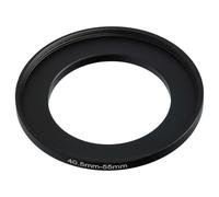 vhbw anello adattatore step-up da 40,5 mm a 55 mm compatibile con obiettivo fotocamera - Adattatore filtro, metallo, nero