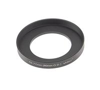 vhbw anello adattatore step-up da 52 mm a 77 mm compatibile con matte box 80 mm O.D. - Adattatore filtro, alluminio, nero opaco