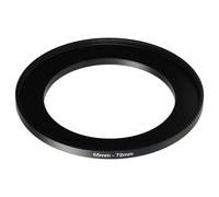 vhbw anello adattatore step-up da 55 mm a 72 mm compatibile con obiettivo fotocamera - Adattatore filtro, metallo, nero
