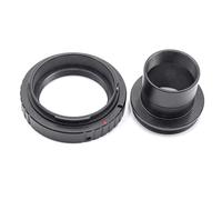 vhbw Anello adattatore T2 1,25" - M42 x 0,75 compatibile con Canon EOS 70D, 650D, 750D, 6D, 700D, 760D telescopio, fotocamera, reflex