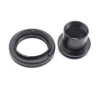 vhbw Anello adattatore, adattatore T2, anello compatibile con obiettivi 1,25 - M42 x 075 di telescopi, fotocamere, reflex Minolta AF con attacco filettato T2