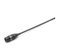 vhbw antenna compatibile con Baofeng GT-3, PMR GT-3, UV 5R, UV 5RA, GT-3 Mark II radiotrasmettitori - allungabile, 21 cm - 37 cm, connettore SMA, nero