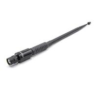 vhbw antenna universale per vari radiotrasmettitori e.g. compatibile con Yaesu ecc. - allungabile, 23 cm - 99 cm, connettore BNC nero