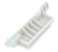 vhbw Apriporta per microonde compatibile con Samsung MW732KR-X/BWT, MW732KU/BWT, MW73B/BAL - leva per meccanismo porta, bianco