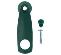 vhbw Avvolgicavo Compatibile con Vorwerk Folletto 131, 130 aspirapolvere - Gancio per Cavo con Vite e coprivite Verde Scuro