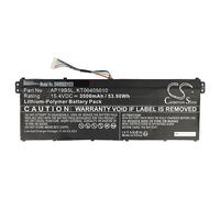 vhbw batteria compatibile con Acer Aspire A515-43-R19L, A515-55 N18Q13, A515-55-543e notebook (3500mAh, 15,4V, Li-Poly)