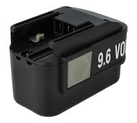 vhbw batteria compatibile con AEG BEST 9.6X, BEST 9.6X Super, Battery Light PL Option, 2000 utensile elettrico (2100 mAh, NiMH, 9,6 V)