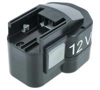 vhbw batteria compatibile con AEG WBE2E 12, SB2E 12, BS2E 12T, BEST 12X, BEST 12BBPB, BDSE 12T utensile elettrico (1500 mAh, NiMH, 12 V)
