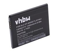vhbw batteria compatibile con Alcatel One Touch Inspire 2 II OT-5020D, M Pop 5020D-2BALDE smartphone cellulare (1300mAh, 3,7V, Li-Ion)