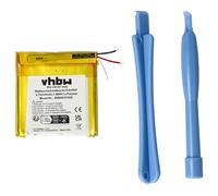 vhbw batteria compatibile con Apple iPod Nano 3G 4GB, 3G, 3rd 8GB, 3.Generation, 3rd 4GB MP3 music player lettore musicale (450mAh, 3,7V, Li-Poly)