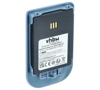 vhbw batteria compatibile con Ascom i62 Protector, i62 Talker telefono fisso cordless (900mAh, 3,7V, Li-Ion) blu/grigio
