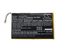 vhbw batteria compatibile con Autel MaxiSys MS908, MS908CV, CV, MS908P dispositivo di diagnostica per autoveicoli (11000mAh, 3,7V, Li-Poly)