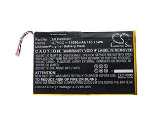 vhbw batteria compatibile con Autel MaxiSys MY908, Pro, MS908P Pro dispositivo di diagnostica per autoveicoli (11000mAh, 3,7V, Li-Poly)