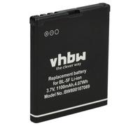 vhbw batteria compatibile con Bea-fon SL630, SL640 smartphone cellulare (1100mAh, 3,7V, Li-Ion)