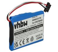 vhbw batteria compatibile con Becker Active 50, 43 Talk, 43 Traffic, 43 Transit navigatore GPS (720mAh, 3,7V, Li-Ion)