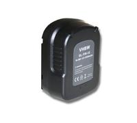 vhbw batteria compatibile con Black & Decker HP122KD, HP126F2B, HP122K, FS12PSK, FSD122, FS1202D, FS12PS utensile (2000 mAh, NiMH, 12 V)