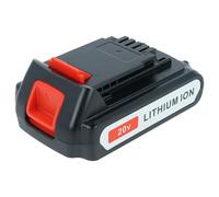 vhbw batteria compatibile con Black & Decker HP186F4LBK H3, LCS1020, LCC220, LCS120, HP188F4LBK H3, LCS120B utensile (2000 mAh, Li-Ion, 20 V)