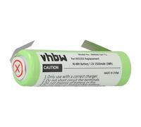 vhbw batteria compatibile con Braun 3615, 3710, 3770, 3775, 3D White, 4000, 4005, 4010 spazzolino elettrico (2500mAh, 1,2V, NiMH)