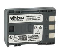 vhbw batteria compatibile con Canon PowerShot S70, S80, S50, S60, G7, G9, S40, S45, S30 videocamera camcorder (600mAh, 7,2V, Li-Ion)
