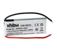 vhbw batteria compatibile con Cardo Scala Rider Freecom 2 auricolari cuffie wireless (400mAh, 3,7V, Li-Poly)