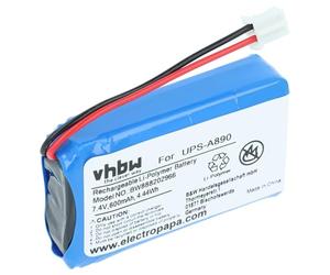 vhbw batteria compatibile con Chuango WS-108 sistema d'allarme (600mAh, 7,4V, Li-Poly)