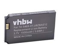 vhbw batteria compatibile con Cisco Unified Wifi IP Phone 7925G, 7921G, 7925G-A-K9, 7925G-EX telefono fisso cordless (1500mAh, 3,7V, Li-Ion)