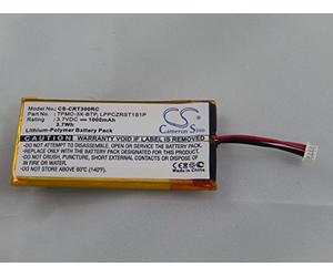 vhbw batteria compatibile con Creston TPMC-3X Touchpanel, MTX-3, Prodigy PTX3, TPMC-3X-L telecomando remote control (1000mAh, 3,7V, Li-Poly)