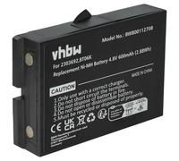 vhbw batteria compatibile con Danfoss T71, T72, TM70/1, TM70/2 Radiocomando Industriale, Telecomando (600mAh, 4,8V, NiMH) - Nero