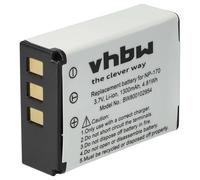 vhbw batteria compatibile con Easypix DVX5233 videocamera camcorder (1300mAh, 3,7V, Li-Ion)
