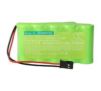 vhbw batteria compatibile con Futaba 10J, 14SG, 4PKS, 4PL, 6J, 8J trasmettitore (2000mAh, 6V, NiMH)