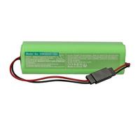 vhbw batteria compatibile con Futaba 6NFK, 6NPK, 6VA, 7C, 7NFK, 8NFK, 8U, 9C, NT8IB, NT8S telecomando remote control (2000mAh, 9,6V, NiMH)