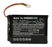 vhbw batteria compatibile con Garmin EDGE EXPLORE 2, DEZL OTR700 navigatore GPS (750mAh, 3,7V, Li-Ion)