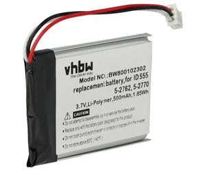 vhbw batteria compatibile con General Electric 28118FE1, 28115FE1-A, 2-8115FE1, 2-8118FE1, 2-8118 telefono fisso cordless (500mAh, 3,7V, Li-Ion)