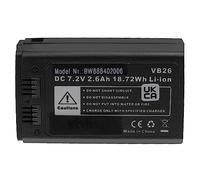 vhbw batteria compatibile con Godox V1, V1-C, V1-F, V1-N, V1-O, V1-S, V850III flash per fotocamera (2600mAh, 7,2V, Li-Ion)