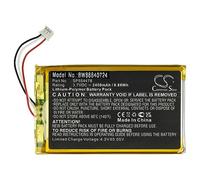 vhbw batteria compatibile con Infant Optics DXR-8 Pro babyphone (2400mAh, 3,7V, Li-Poly)