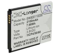 vhbw batteria compatibile con Kodak Cherish C525 babyphone (2100mAh, 3,8V, Li-Ion)